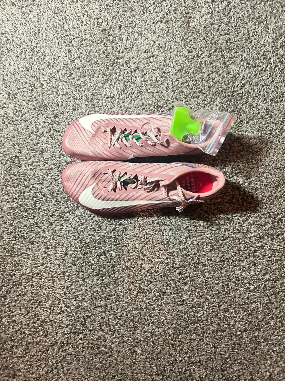 New Nike Air Zoom Maxfly 2 Pink Flyweave Track Spikes HQ2058-600 Men’s Size 10.5